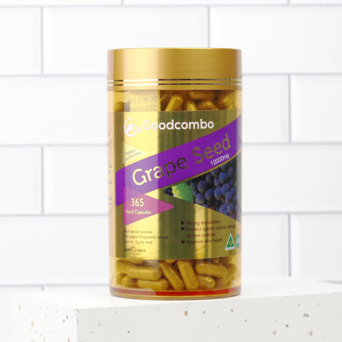 Goodcombo Grape Seed Extract 12000mg 365 Hard Capsules