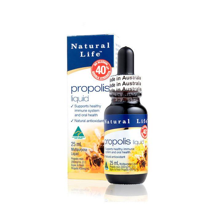 Natural Life Propolis Liquid Alcohol Free Double Strength 40% 25ml