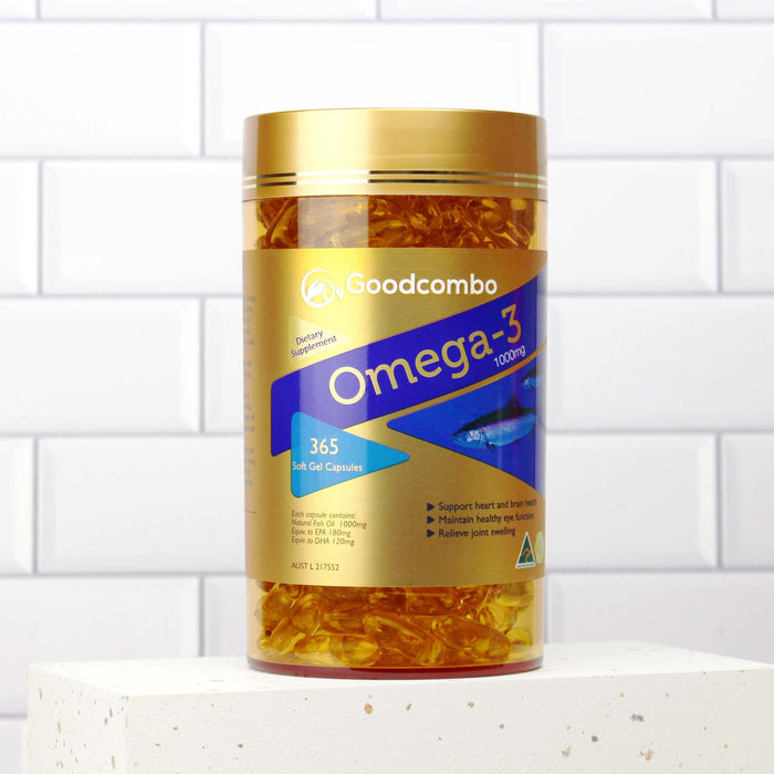 Goodcombo Omega-3 1000mg Soft Gel Capsules