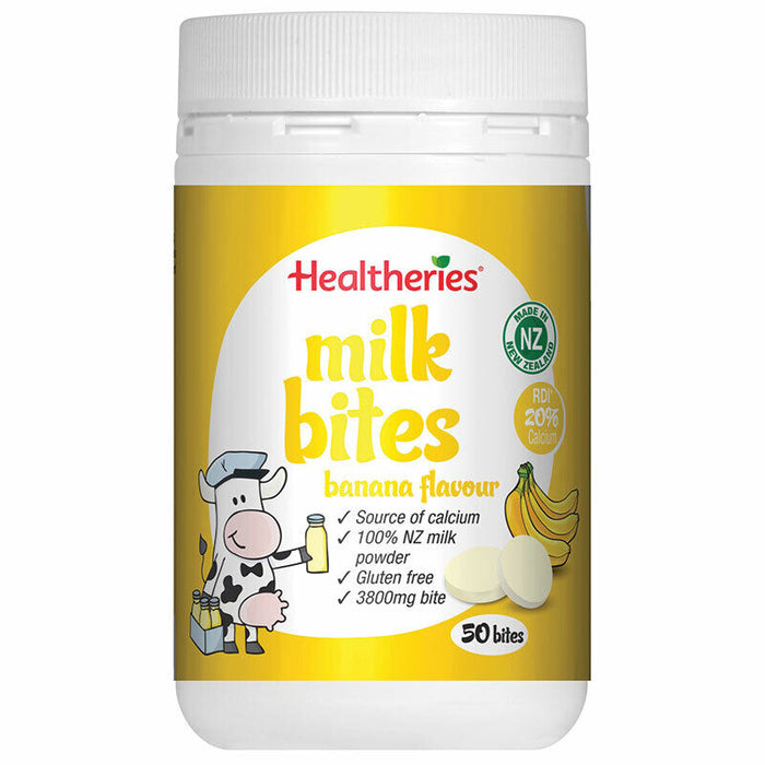 Healtheries Milk Bites (Banana) 50 Bites 185g 01