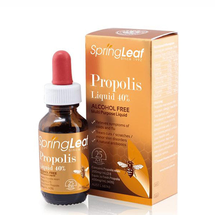Spring Leaf Premium Propolis Liquid ( Alcohol Free ) 40%. 09