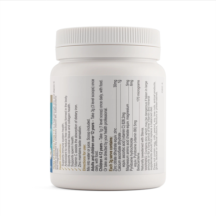 Herbs of Gold Zinc Forte + C Herbs of gold