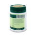 a bottle of dietary supplement with a green cap and a white label.