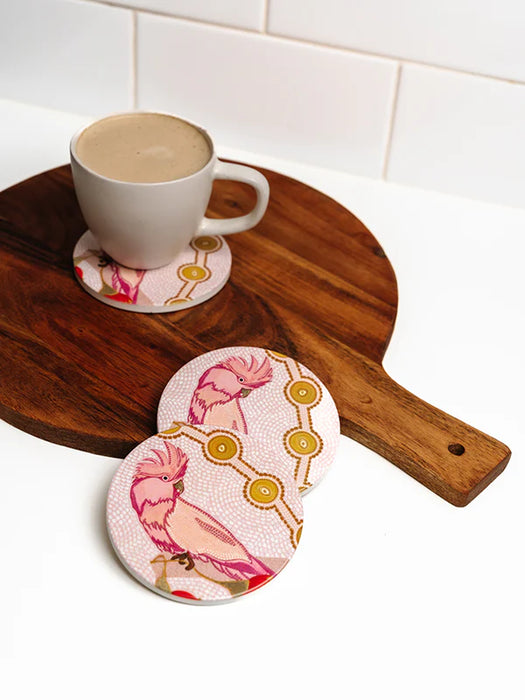 Koh Living Aboriginal Spirit Being Ceramic Coaster