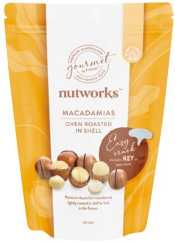 Nutworks Macadamias Oven Roasted In Shell 200g