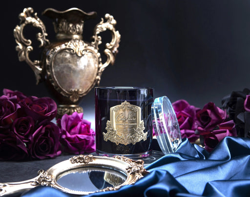 Cote Noire 450g Candle - Dark Vessel with Gold Badge  - Eau De Vie-CGG45005 Cote Noire