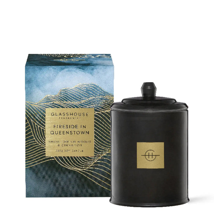 Glasshouse Fragrances Candle Fireside In Queenstown  380g