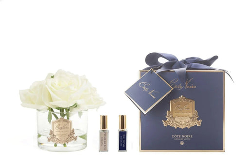 Cote Noire Perfumed Natural Touch 5 Roses - Clear & Gold Badge - Ivory White - GMR89 Cote Noire