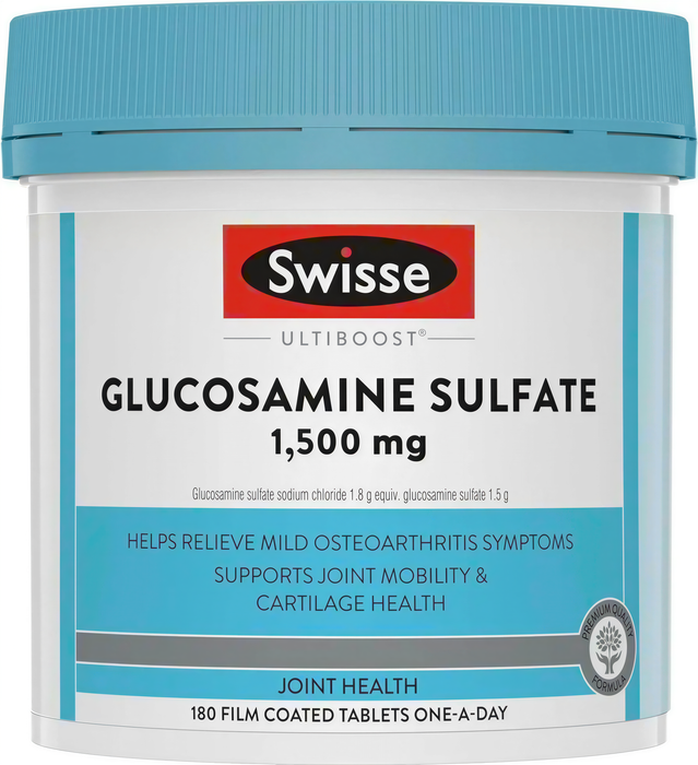 Swisse Ultiboost Glucosamine Sulfate 1500mg 210 Tablets  EXP：10/2025 Swisse