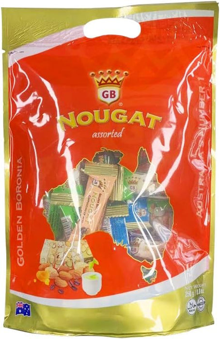Golden Boronia Assorted Nougat 250g