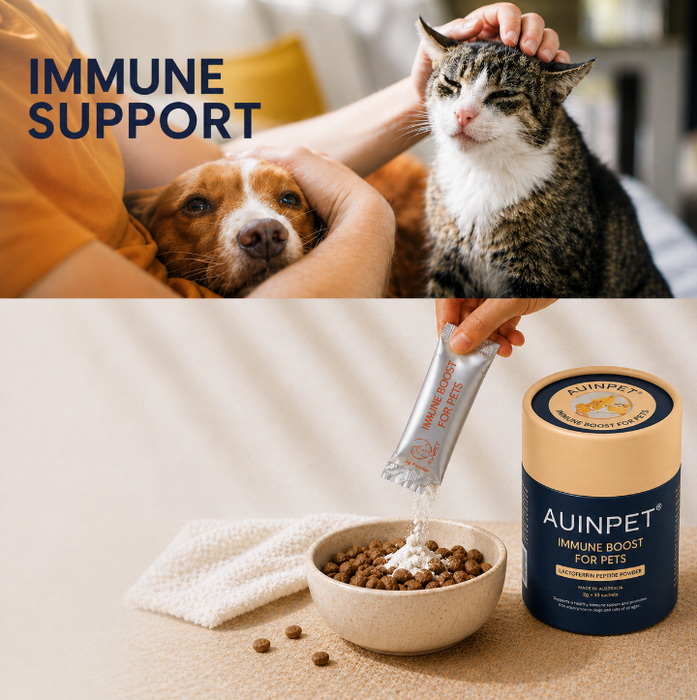 Auinpet IMMUNE BOOST For Pets - Lactoferrin Peptide Powder