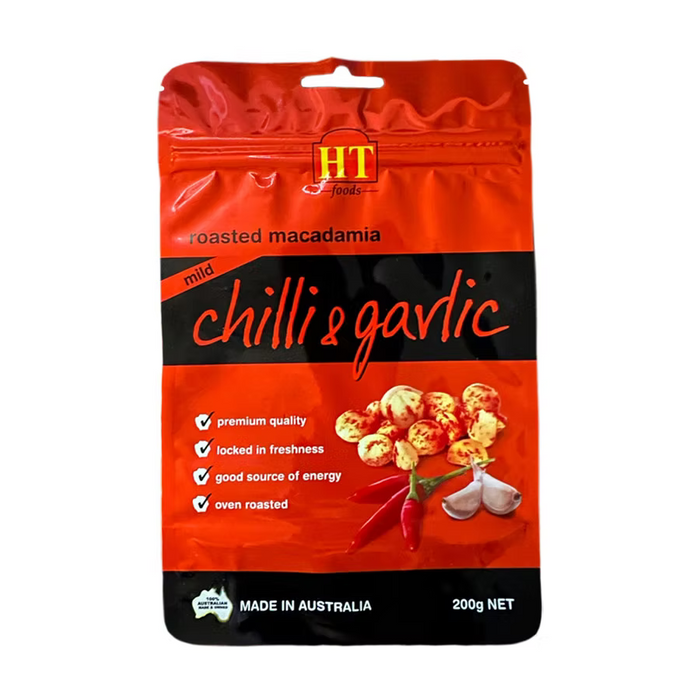 HT Roasted Macadamia Chilli and Garlic 200g