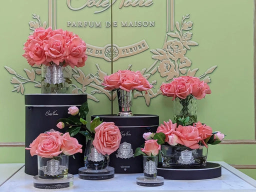Cote Noire - Seven Rose Bouquet in White Peach - SMB05 Cote Noire