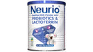 A can of modified milk powder with probiotics and lactoferrin, containing 120g (2.5sachets) of the product.