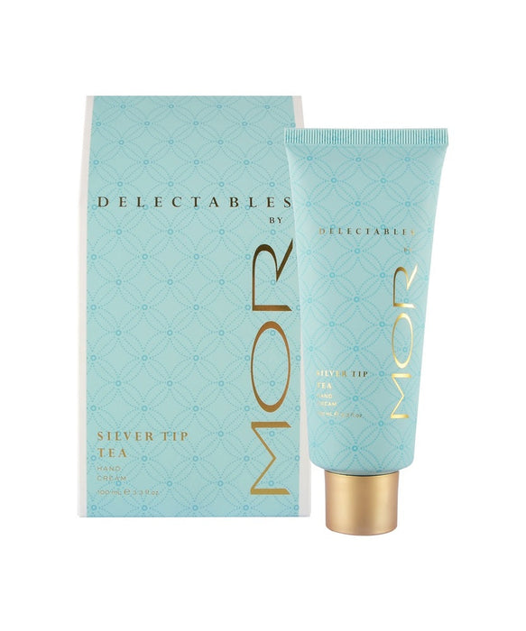 a blue box and a tube of a product with the brand name "MOR" printed on them.