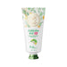 A tube of Australian Lanolin Oil cream for hands, with a green and white color scheme and a leafy design on the label.