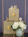 Cote Noire - Herringbone Flower Cream - Champagne Roses - HCF02 Cote Noire