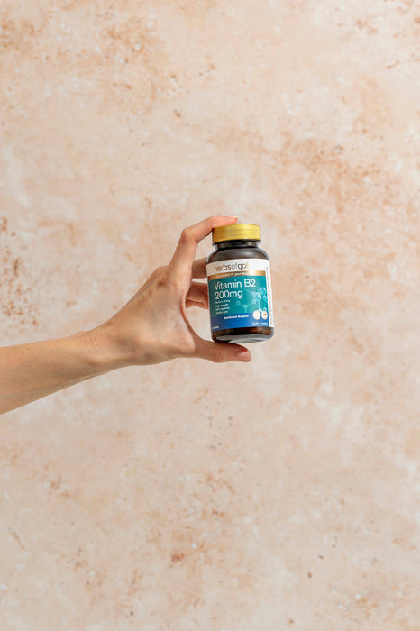 Herbs of Gold Vitamin B2 200mg Herbs of gold