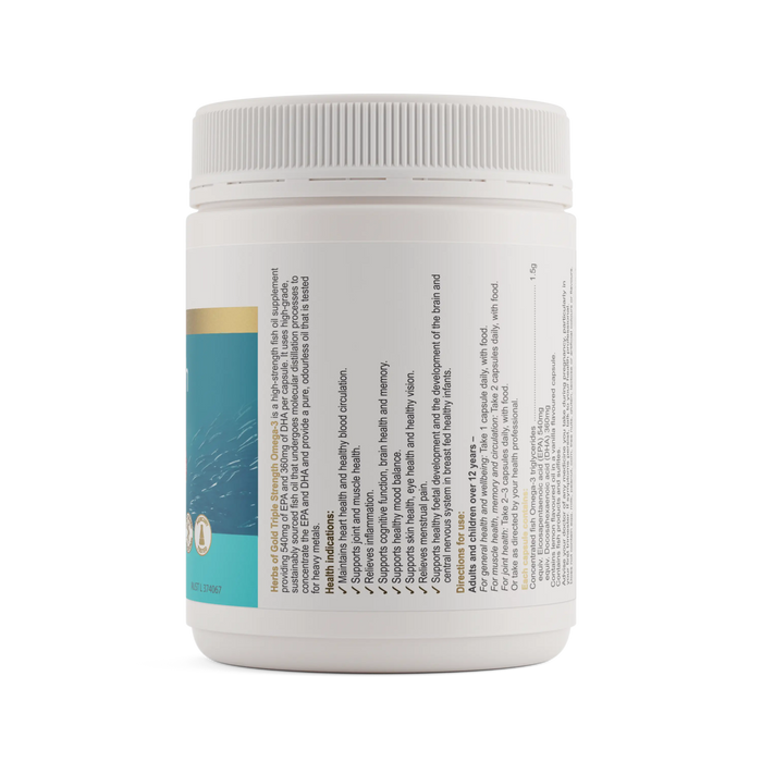 Herbs of Gold Triple Strength Omega-3 Herbs of gold