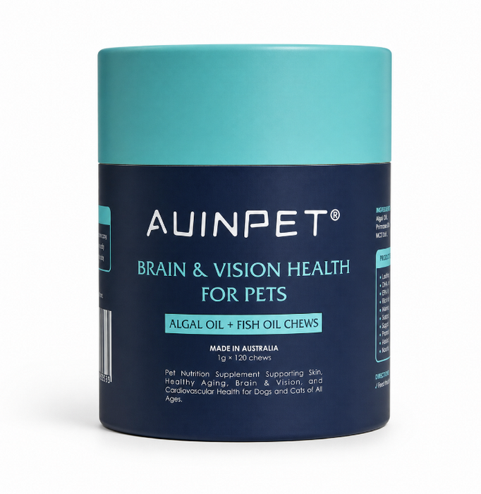 Auinpet BRAIN & VISION HEALTH For Pets - Algal Oil + Fish Oil Chews