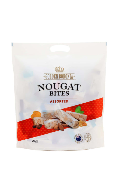 Golden Boronia Nougat Bites Assorted 400g