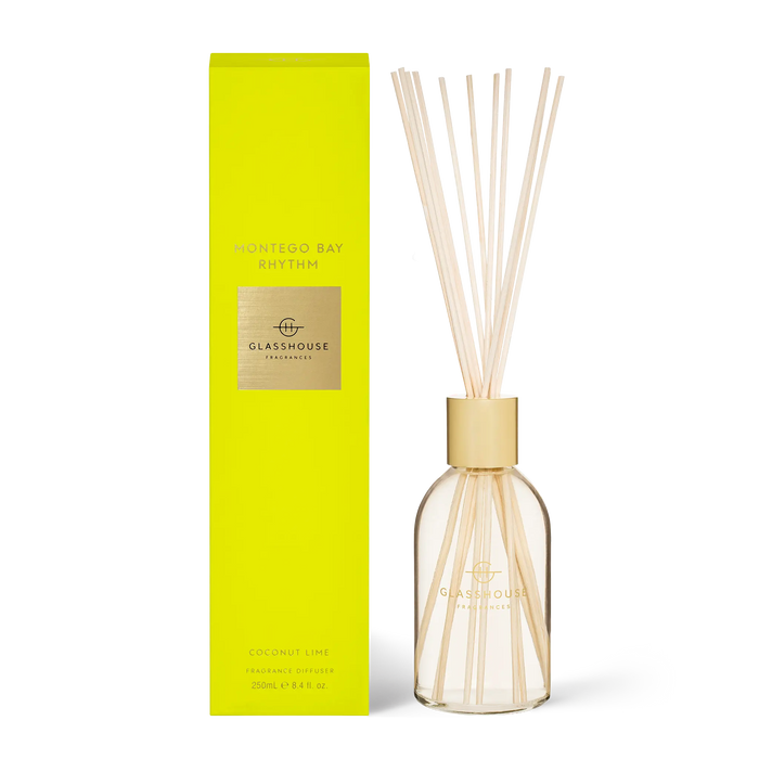 Glasshouse Fragrances Montego Bay Rhythm 250mL Diffuser Glasshouse