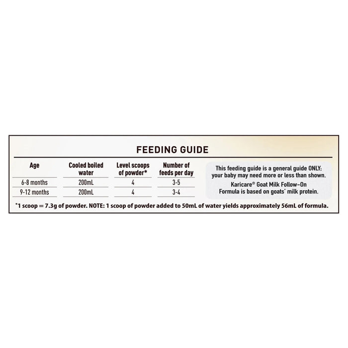 Karicare Goat Milk Follow-On(stage 2) Formula From 6-12 Months 900g EXP:09/24 - XDaySale