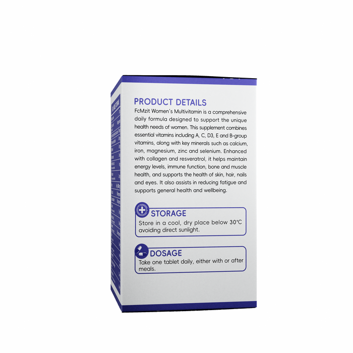 FcMzit Women's Multivitamin 60 Tablets