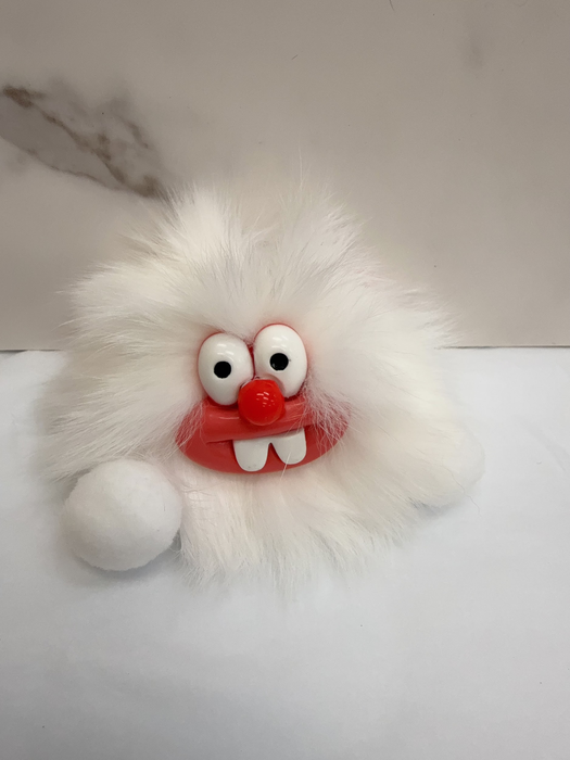clown red nose black eye plush dolls-T0041