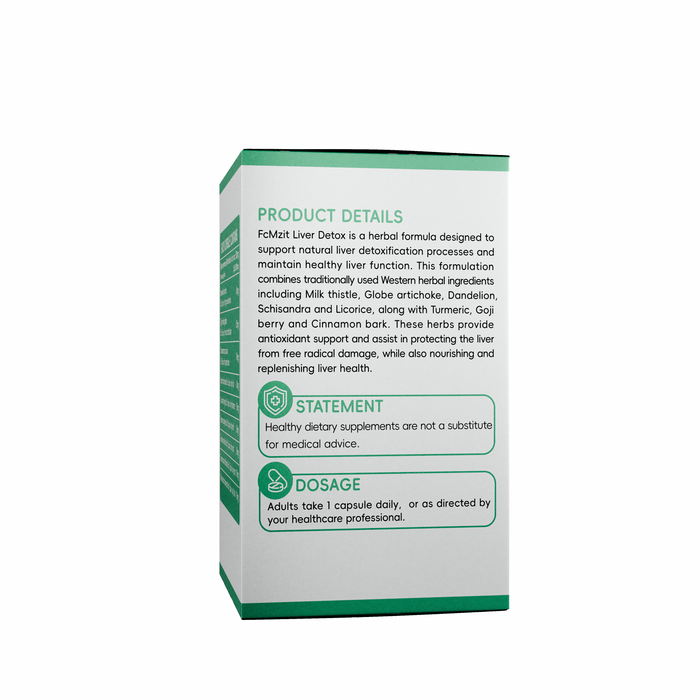 FcMzit Liver Detox Plus 60 Hard Capsules