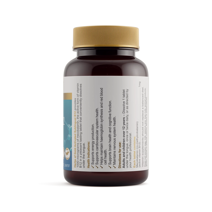 Herbs of Gold Activated Sublingual B12 Herbs of gold