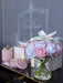 Cote Noire - Herringbone Flower - Mixed Rose Buds - Clear - HCF09 Cote Noire