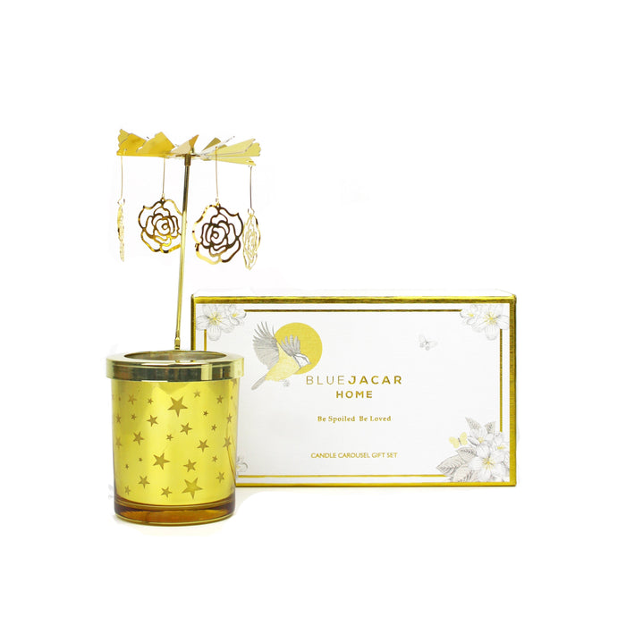'Golden Bloom' Candle Carousel Gift Set XDaySale