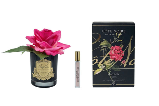 Cote Noire Perfumed Natural Touch Single Rose - Black - Magenta - GMRB07 Cote Noire