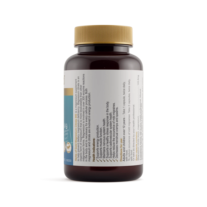 Herbs of Gold Magnesium Citrate 900 Herbs of gold