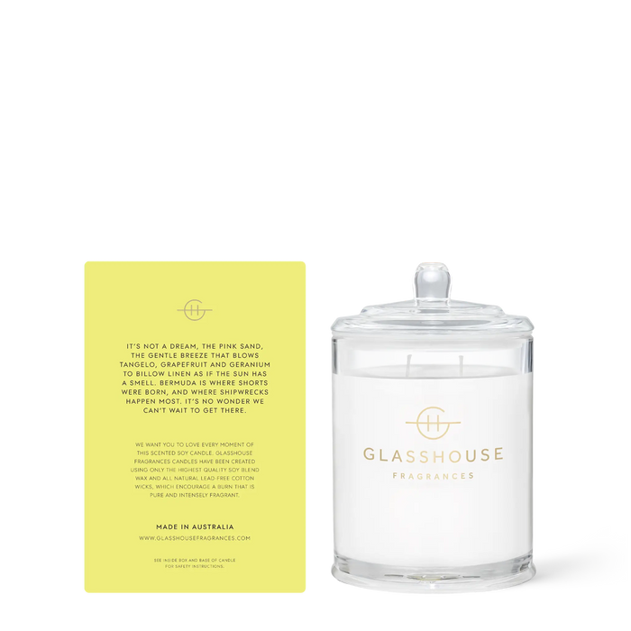 Glasshouse Fragrances Sunkissed In Bermuda 380g Candle XDaySale