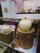 Cote Noire Round Art Deco Candle - Cream & Gold - Blonde Vanilla - GML30005 Cote Noire