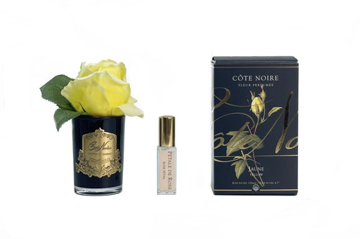 Cote Noire Perfumed Natural Touch Rose Bud - Black - Yellow - NEW-GMRB48 Cote Noire