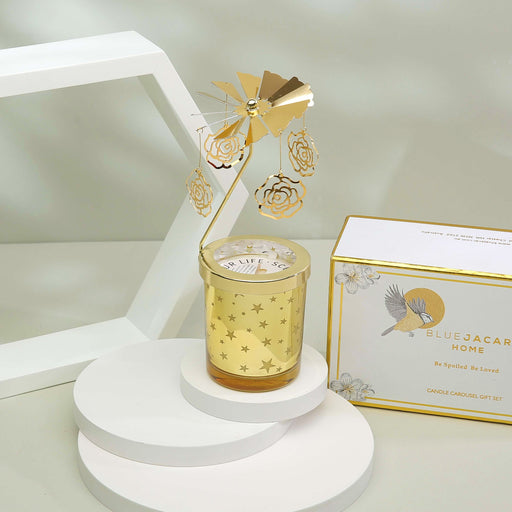'Golden Bloom' Candle Carousel Gift Set XDaySale