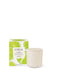 A white candle in a white container with a green lid, labeled "CIRCA LIME & LEMONGRASS" and "50ml 1.5 fl. oz."