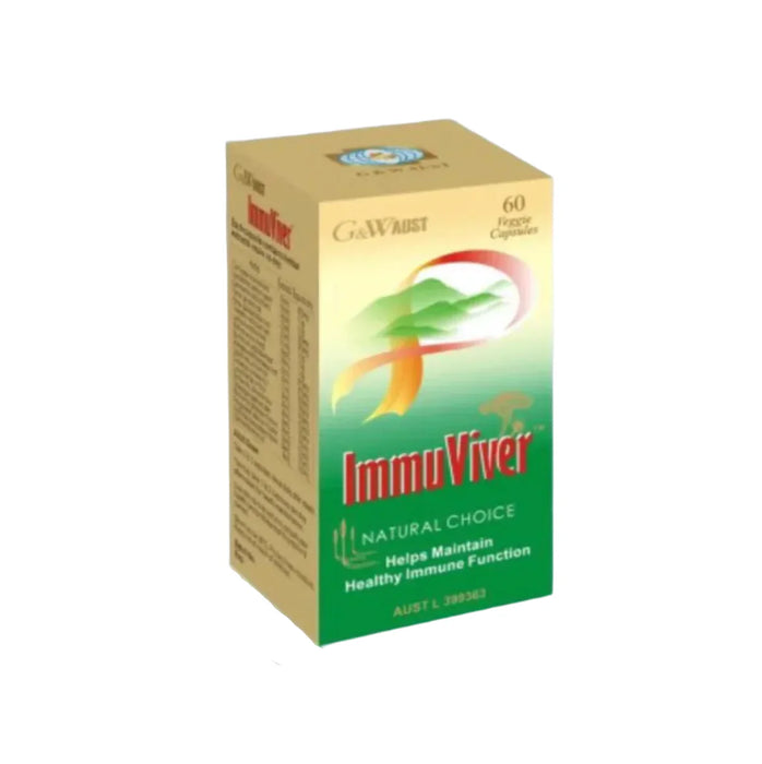 The image is a product packaging for a supplement called "ImmuVider".