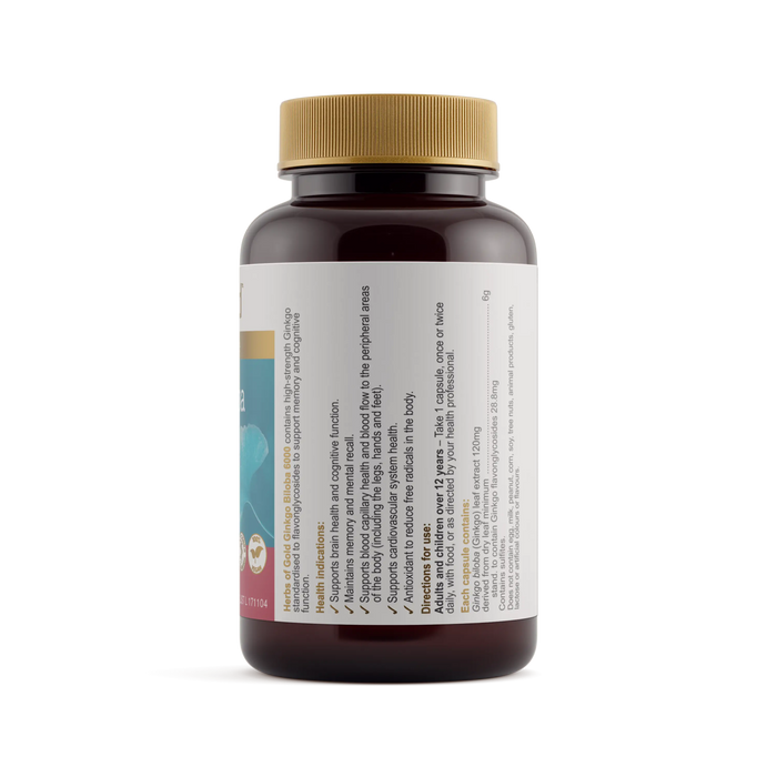 Herbs of Gold Ginkgo Biloba 6000 Herbs of gold