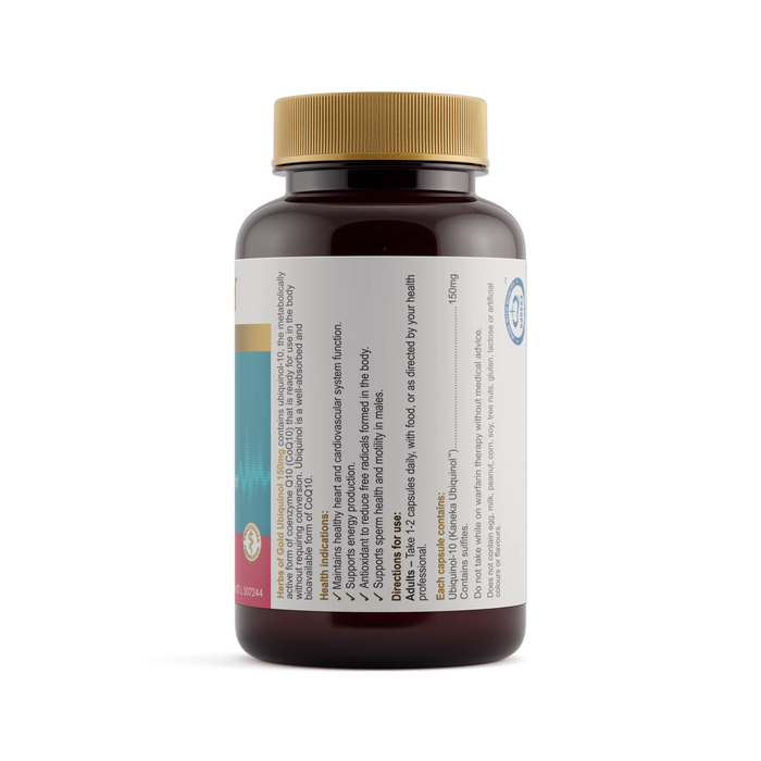 Herbs of Gold Ubiquinol 150mg Herbs of gold
