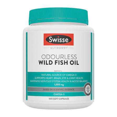 Swisse Odourless Wild Fish Oil