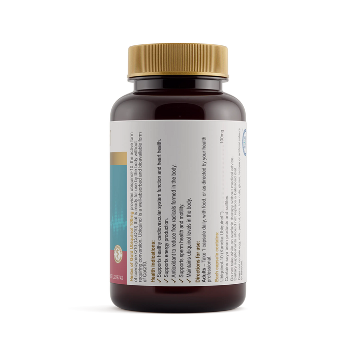Herbs of Gold Ubiquinol 100mg Herbs of gold