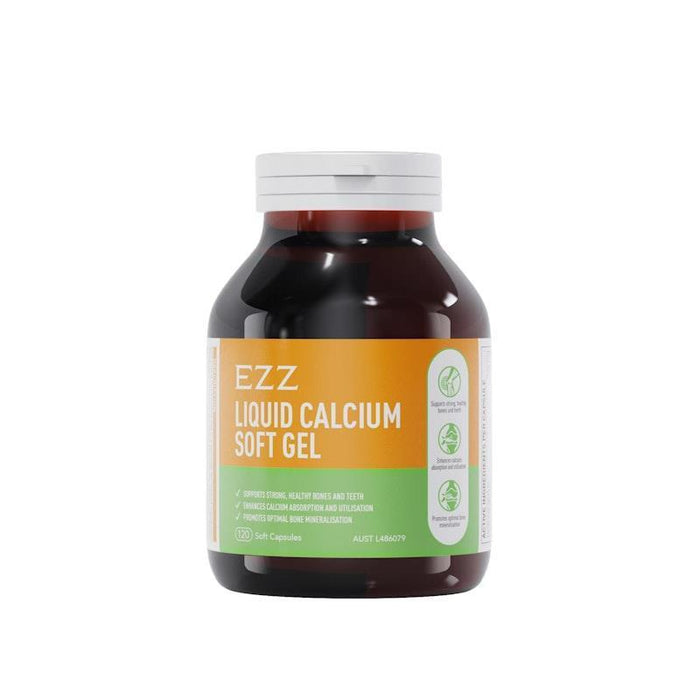 EZZ Liquid Calcium Soft Gel 120C EZZ