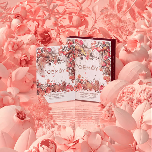 Cemoy Pomegranate Energetic Vitality Face Mask 5 Sheets Cemoy