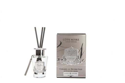 Cote Noire 100ml Diffuser Set - Salted Butter Caramel - silver -DISCONTINUED- GMSS15002 Cote Noire