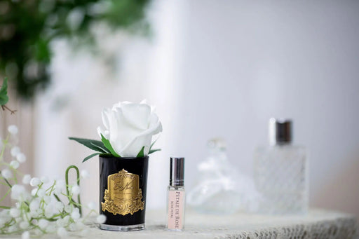 Cote Noire Perfumed Natural Touch Rose Bud - Black - Ivory White - GMRB41 Cote Noire