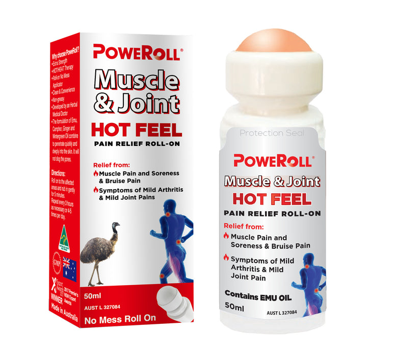 Poweroll Muscle & Joint Hot Feel Roll-On 50ml